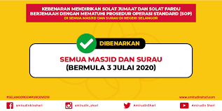 Amirudin Shari On Twitter Manakala Semua Masjid Dan Surau Di Selangor Juga Dibuka Semula Untuk Mendirikan Solat Fardu Lima Waktu Secara Berjemaah Dengan Mematuhi Prosedur Operasi Standard Sop Yang Telah Ditetapkan Berkuatkuasa
