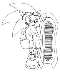Sonic Skate Coloring Page Kids Play Color In 2020 Coloring Pages Sonic Coloring Pictures