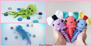 Some time your decorate kids rooms, these jellyfish amigurumi would make perfect decor for an ocean themed kids room and can be hanged around to various positions in the. Crochet Jiggly Jellyfish Free Patterns Diy 4 Ever