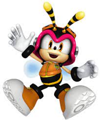 charmy the bee sonic hedgehog birthday coloriage assis
