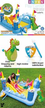 Intex Inflatable Fantasy Castle Water Play Swimming Pool Center For Kids Ages 2 Swimming Pools Water Slides Kid Pool