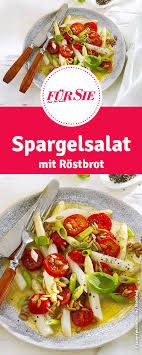 Spargelsalat Mit Kirschtomaten Spargelsalat Spargel Rezepte