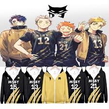 #4 meian shuugo #6 inunaki shion #9 tomas adriah #12 bokuto kotaro #13 miya atsumu #15 kiyoomi sakusa #21 hinata shoyo. Anime Haikyuu Msby Black Jackals Hinata 3d Printed Hoodie Jacket Shopee Philippines