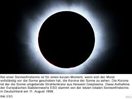 1999 war in unseren breiten sogar eine. Raonline Edu Astronomie Mond Sonnenfinsternis Im Schatten Des Mondes Im Schatten Des Mondes Totale Sonnenfinsternis In Den Usa