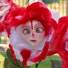 Alice in Wonderland nontalking Flowers Painting Roses Red Series Ms. Nosy  Flower SUTHERLAND Use as Party Props