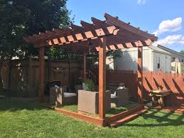 Check spelling or type a new query. Man V Pergola How To Stain A Wood Pergola Myfixituplife
