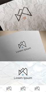 Outline House Home Realty Logo Realty Logo Home Logo Triangle House