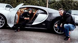 Odell Beckham Jr Checks Out Cristiano Ronaldo S Bugatti