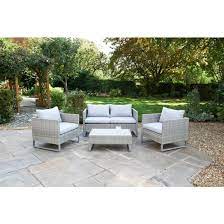 Our garden furniture is easy to maintain and made from weather resistant rattan. St Ives Premium Sofa Set 4pc Garden Furniture B M Cheap Patio Sets Garden Sofa Garden Furniture