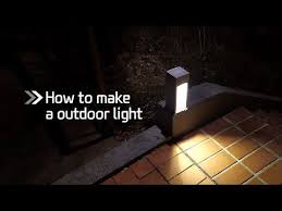 diy led light outdoor garden light yard lawn path lamp youtube led lighting diy led diy outdoor lighting