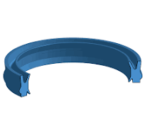 16 x 26 x 10.7 Polyurethane Pneumatic Rod Seal/Wiper Combination Metric