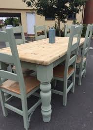 32 Trendy Kitchen Table And Chairs Diy Rustic Farmhouse Kitchen Farmhouse Diy Painted Dining Table Painted Kitchen Tables Farmhouse Dining