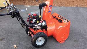 As a snowblower is used in the winter use 10w30 weight synthetic oil and change the oil once each no ( according to the owners manual that came with my ariens lawnmower ( with a kohler engine. How To Change The Oil In Your Ariens Snowblower Youtube