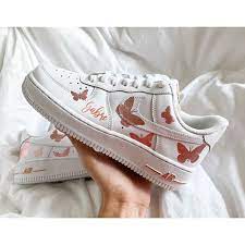 5 out of 5 stars. Custom Text Rose Gold Air Force Ones The Custom Movement