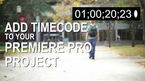 Как сделать эффект vhs в premiere pro? Add Timecode To Your Premiere Pro Project Youtube