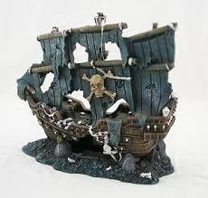 Aquarium Fish Tank Ornament Sunken Pirate Ship Aquarium Fish Tank Fish Tank Aquarium Fish