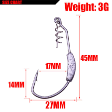 Us 2 0 29 Off 5pcs Lot With The Lead Barbed Crank Hook Fishing Jig Soft Lure Hook Pesca Fish Hooks Carp Worm Hooks 3g 3 5g 4g 6 5g 8 5g In Fishhooks