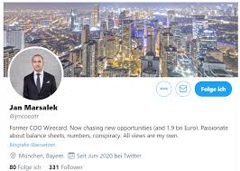 Criminal prosecutors in munich decided not to request an arrest warrant against jan marsalek and other executives on the day wirecard disclosed that €1.9bn of cash was missing. Satire Am Punkt Wirecard Vorstand Auf Twitter