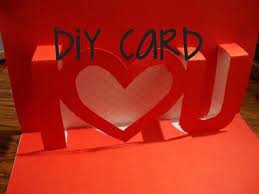 Say i love you with a pop up love card. How To Make A I Love U Pop Up Card Valentine S Day Pop Up Card Tutorial Youtube