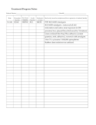 Dental Progress Notes Template Notes Template Notes