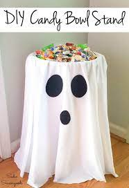 Alternative Trick Or Treat Idea With A Candy Bowl Holder Halloween Hacks Halloween Candy Bowl Halloween Candy
