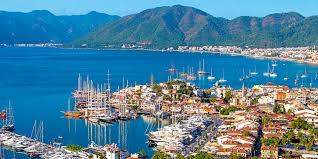 ˈmaɾmaɾis) is a port city and tourist resort on the mediterranean coast, located in muğla province, southwest turkey, along the shoreline of the turkish riviera. 7 Dnej Yahtennyj Marshrut Po Turcii Iz Marmarisa Marmaris Ciftlik Bozukkale Agil Koyu Orhaniye Bozburun Coemlek