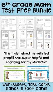Math Test Prep Bundle 6th Grade Math Review Video Video In 2020 Math Test Prep Math Review Sixth Grade Math