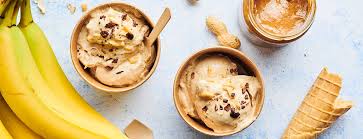 Recette Rapide De Nice Cream Saveur Banane Cacahuete Glace Prete En 5 Minutes Sans Sorbetiere Sans Sucre Pauvre En En 2020 Alimentation Recette Recette Dessert