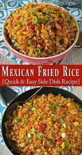 Mexican Fried Rice Recipe Rice Recipes For Dinner Mexican Rice Recipes Mexican Food Recipes Authentic