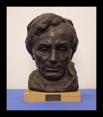 Bronze Head of Abraham Lincoln" by Joanna Gichner Kendall and John Gutzon  de la Mothe Borglum
