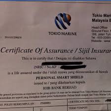 Bayar insuran kereta tokio marine. Kisah Pakar Insurans Dan Insurans Nyawa Afyan Com