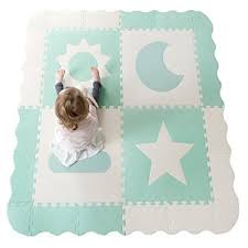 Manufactured from eva soft foam, this set contains letters from a to z & numbers from 0 to 9 with blank and assorted color pieces, 1 x children playing mat,construct. Childlike Behavior Baby Play Mat Tiles 61 X 61 Extra Large Non Toxic Foam Puzzle Floor Mat For Kids Teal White Interlocking Foam Playroom