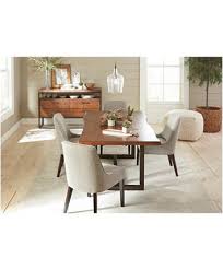 Furniture Everly Dining Furniture 5 Pc Set Table 4 Square Back Side Chairs Created For Macy S Reviews Furniture Macy S Round Back Dining Chairs Furniture Dining Room Bench