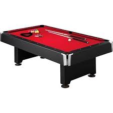 Slate Bed Pool Table Includes 2 Cues Billiard Balls Brush Triangle And Chalk Mizerak Pool Table Slate Billiard Pool Table Pool Table Accessories