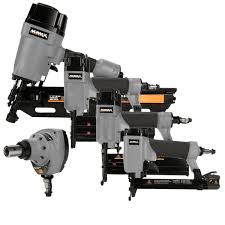 First, the safety contact tip must be pushed into the workpiece. Numax 5 Piece Framing And Finish Combo Nail Gun Kit Walmart Com Walmart Com