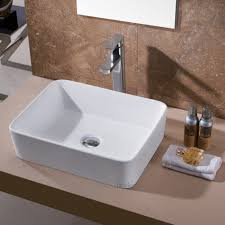 luxier ceramic rectangular vessel