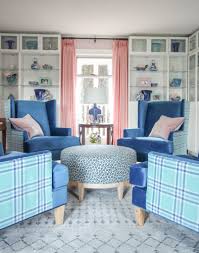 Decorating With Pink Wing Chairs Library Room Design Decorating With Pink Turquoise Living Room Decor Living Room Design Modern Small Modern Living Room