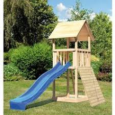 Spielturm Rosie 5 Bxt 107x107 Cm Mit Rutsche Holzrampe Spielturm Turm Garten