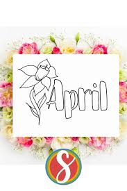 It is such a fun way to learn and also get some much needed bonding time in. Free April Printable Coloring Pages Stevie Doodles Stevie Doodles Free Printable Coloring Pages