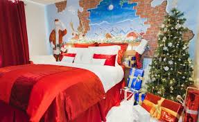Audacious red rooms from the pages of architectural digest. Travelodge Launches The Uk S First Christmas Themed Ho Ho Hotel Room Retail Leisure International