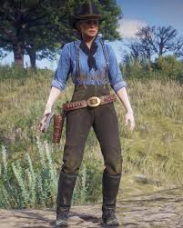 Outlaw pass 2 outfits & clothing items. Hana Ù‡Ù†Ø§ On Twitter Sadie In Arthur S Summer Gunslinger Outfit Rdr2 Reddeadredemption2 Sadieadler
