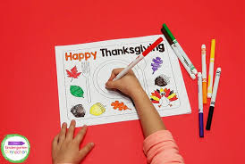 Maybe you would like to learn more about one of these? Free Printable Thanksgiving Placemats The Kindergarten Connection