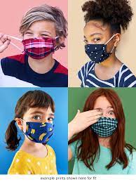Variety 5 Pack Of Triple Layer Cloth Pleated Face Masks For Kids Old Navy In 2021 Face Masks For Kids Mask For Kids Fashion Face