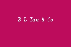 Maybe you would like to learn more about one of these? B L Tan Independent Auditor In Pandan Indah