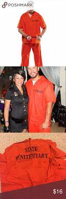 Men S Inmate Costume Inmate Costume Classic Halloween Costumes Costumes