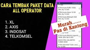 Cara mengubah kuota belajar menjadi kuota utama tanpa aplikasi 100 legal blog dimas. Cara Tembak Paket Kuota Axis Cute766