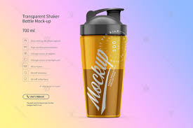 Download Transparent Shaker Bottle Mock Up 700 Ml In Packaging Mockups On Yellow Images Creative Store PSD Mockup Templates
