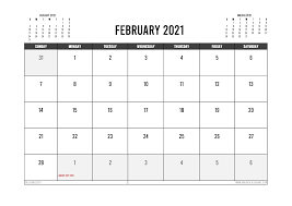 If you need a free printable february calendar, look no further! Printable February 2021 Calendar Australia Free Printable 2021 Monthly Calendar With Holidays