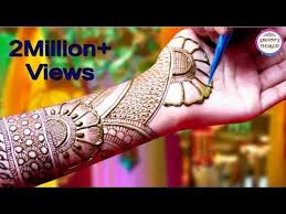 Easy Simple Arabic Henna Gol Tikki Easy Designs For Beginners By Jyoti Sachdeva Y Beautiful Arabic Mehndi Designs Mehndi Designs Mehndi Design Pictures