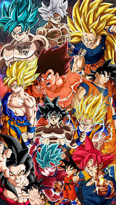 Todas Las Transformaciones De Goku Todas Sus Fases Creado Por Mi Arieldesign Goku Transformaciones Figuras De Goku Dibujo De Goku